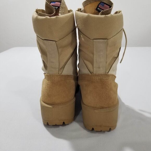 Altama Boots Men's Wrath 8' Tan Size 6R Boots Military Combat Hot Weather Vibram - Picture 3 of 7